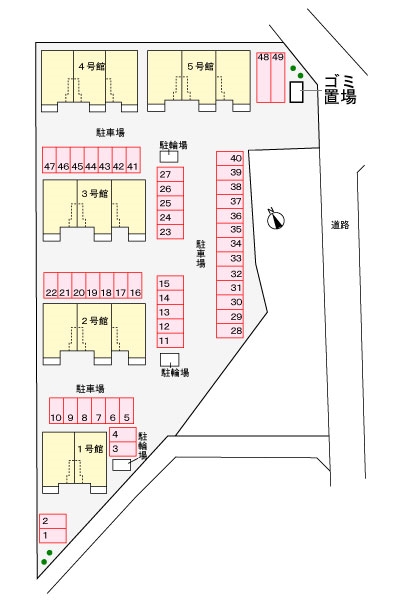 駐車場配置図 駐車場配置図