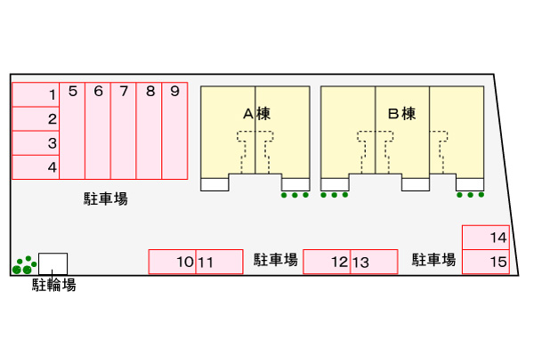 駐車場配置図 駐車場配置図