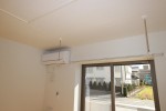 エアコン、ホスクリーン(室内物干し)